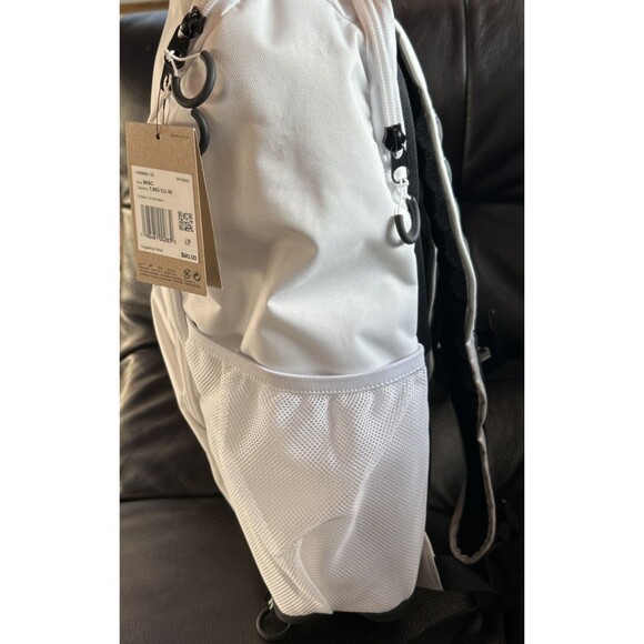 NIKE Varsity Elite Backpack HM9965-100 White / Gold Air Max Shoulder Straps NEW - Picture 5 of 7
